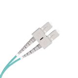 SC-SC雙芯多模光纖跳線,OM4,LSZH,3米