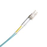SC-LC雙芯多模光纖跳線,OM3,LSZH,2米
