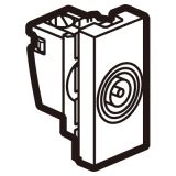 羅格朗開關插座 奧特 陶瓷白 方形電視插座模塊 1M