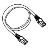 1.5米_超五類_RJ45_屏蔽跳線_淺咖啡色