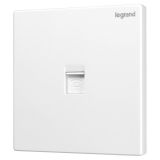 羅格朗開關插座 逸景零售 玉蘭白 一位電話插