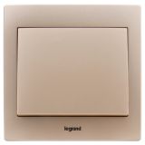 羅格朗開關插座 美淳 爍金 一位單控 一開單控開關 10AX