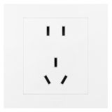 羅格朗開關(guān)插座 輕藝 玉蘭白 連體二三插座 五孔插座 10A