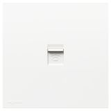 羅格朗開關插座 暢境  玉蘭白 一位電話插