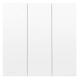 羅格朗開關插座 博駿  玉蘭白 三位單控開關 三開單控 16AX