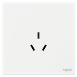 羅格朗開關(guān)插座 智繪  陶瓷白 三扁插座 三孔插座 10A