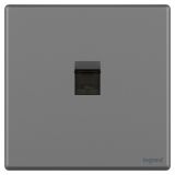 羅格朗開關插座 智繪  深砂銀 一位電腦插