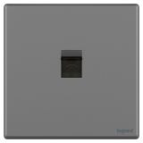 羅格朗開關插座 智繪  深砂銀 一位電話插