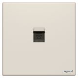 羅格朗開關插座 智繪  奶油白 一位電話插