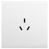 羅格朗開關插座 仕藝Pro 玉蘭白 三扁插座 三孔插座 10A