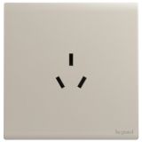 羅格朗開關插座 仕藝 粉鉑金 三扁插座 三孔插座 10A