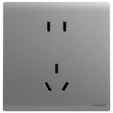 羅格朗開關插座 仕藝Pro 深砂銀 連體二三插座 五孔插座 10A