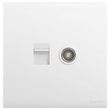 羅格朗開關插座 簡悅 陶瓷白 電腦電視插