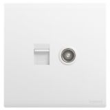 羅格朗開關插座 茗畫 玉蘭白 電腦（六類）電視插