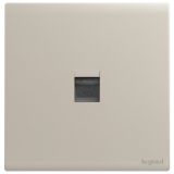 羅格朗開關插座 茗畫 粉鉑金 一位電話插