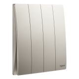 羅格朗開關插座 未萊 粉鉑金 四位單控開關 四開單控 10AX