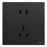 羅格朗開(kāi)關(guān)插座 逸景Plus 石晶墨 連體二三插座 五孔插座 10A