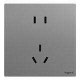 羅格朗開關插座 仕典Plus 深砂銀 連體二三插座 五孔插座 10A