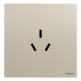 羅格朗開關插座 仕典Plus 粉鉑金 三扁插座 三孔插座 16A