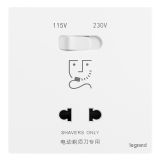 羅格朗開(kāi)關(guān)插座 逸景Plus 陶瓷白 86刮須插