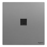 羅格朗開關插座 仕典Plus 深砂銀 一位電腦插