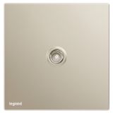 羅格朗開關插座 仕典工程 米蘭金 一位電視插