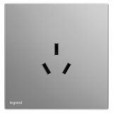 羅格朗開關插座 仕典工程 深砂銀 三扁插座 三孔插座 16A