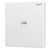 羅格朗開關插座 逸景零售 玉蘭白 一位電腦插 超五類