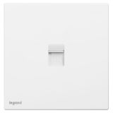 羅格朗開關插座 仕典工程 玉蘭白 一位電腦插（六類）