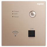 羅格朗無線WiFi 玫瑰金 單頻86無線AP（220V）