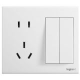 羅格朗開(kāi)關(guān)插座 明智plus 帶二位單控連體二三插座