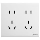 羅格朗開(kāi)關(guān)插座 明智plus 雙聯(lián)連體二三插座（10孔）