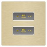 尊寶酒店客控 二位四鍵智能開關，帶感應