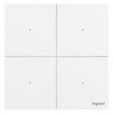 羅格朗智能家居 逸景Plus IOT 陶瓷白 四位場景開關(guān)