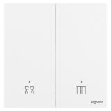 羅格朗智能家居 逸景Plus IOT 陶瓷白 一位智能窗簾開關